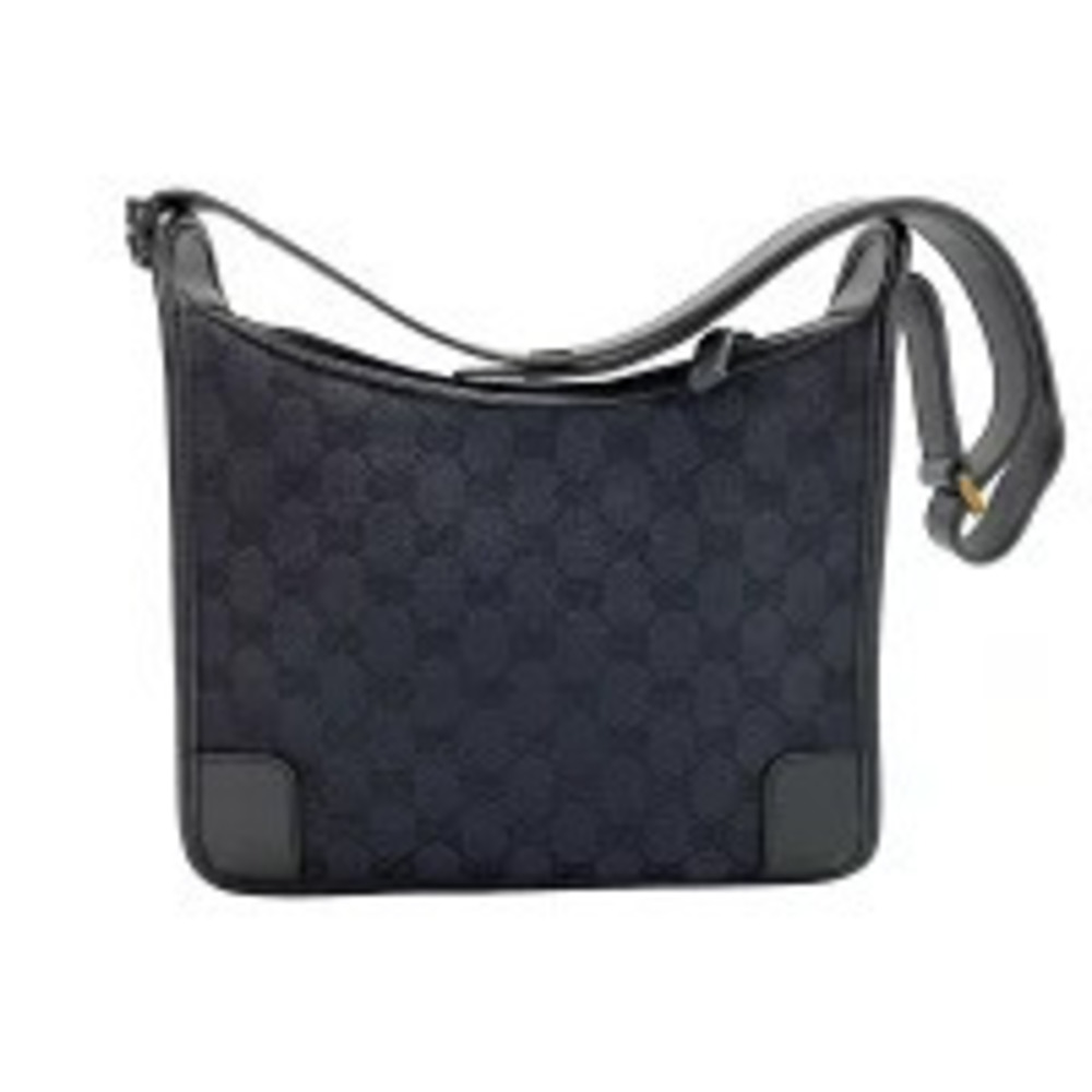 Gucci GG Canvas Shoulder Bag Black